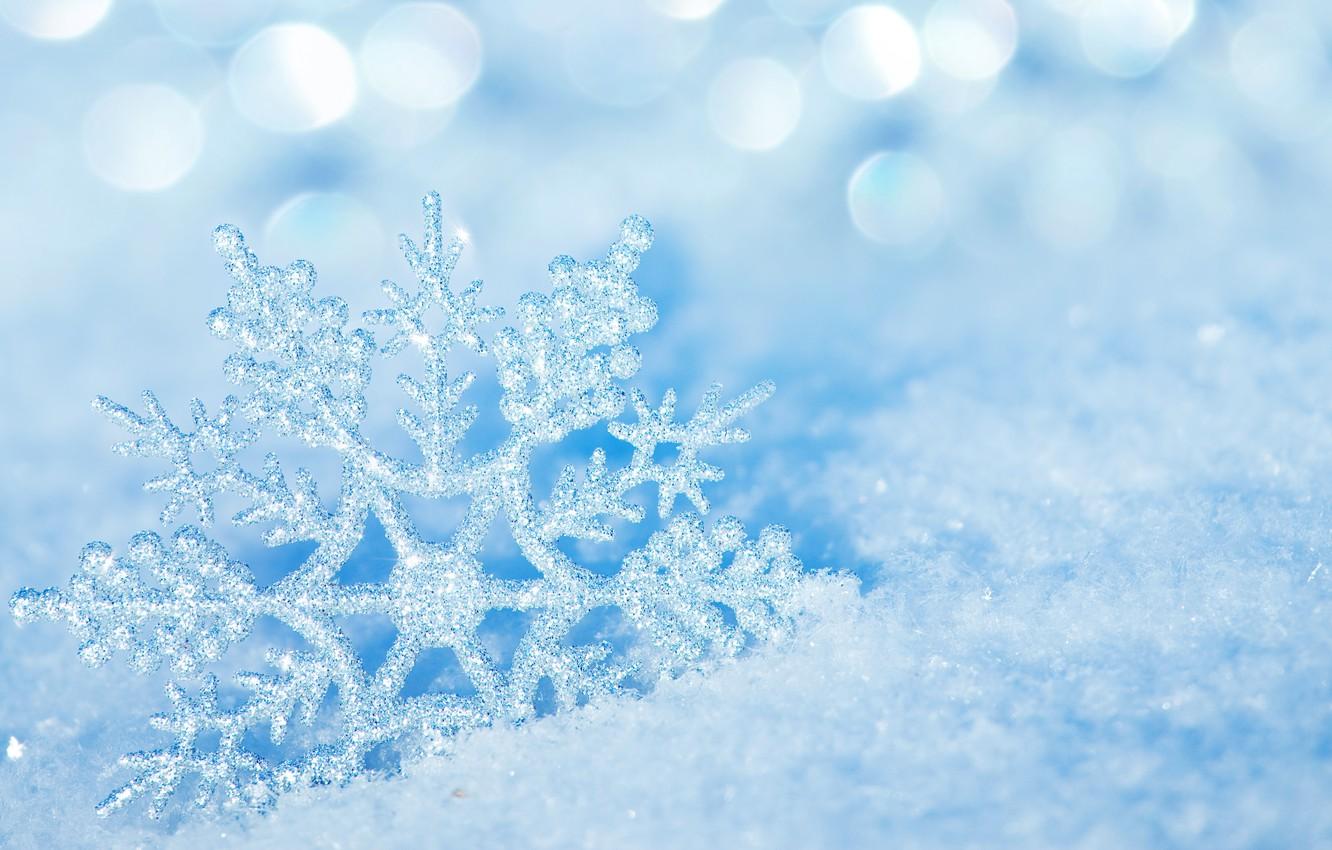 Wallpaper ice, winter, macro, snow, nature, ice, snowflake, bokeh image for desktop, section макро