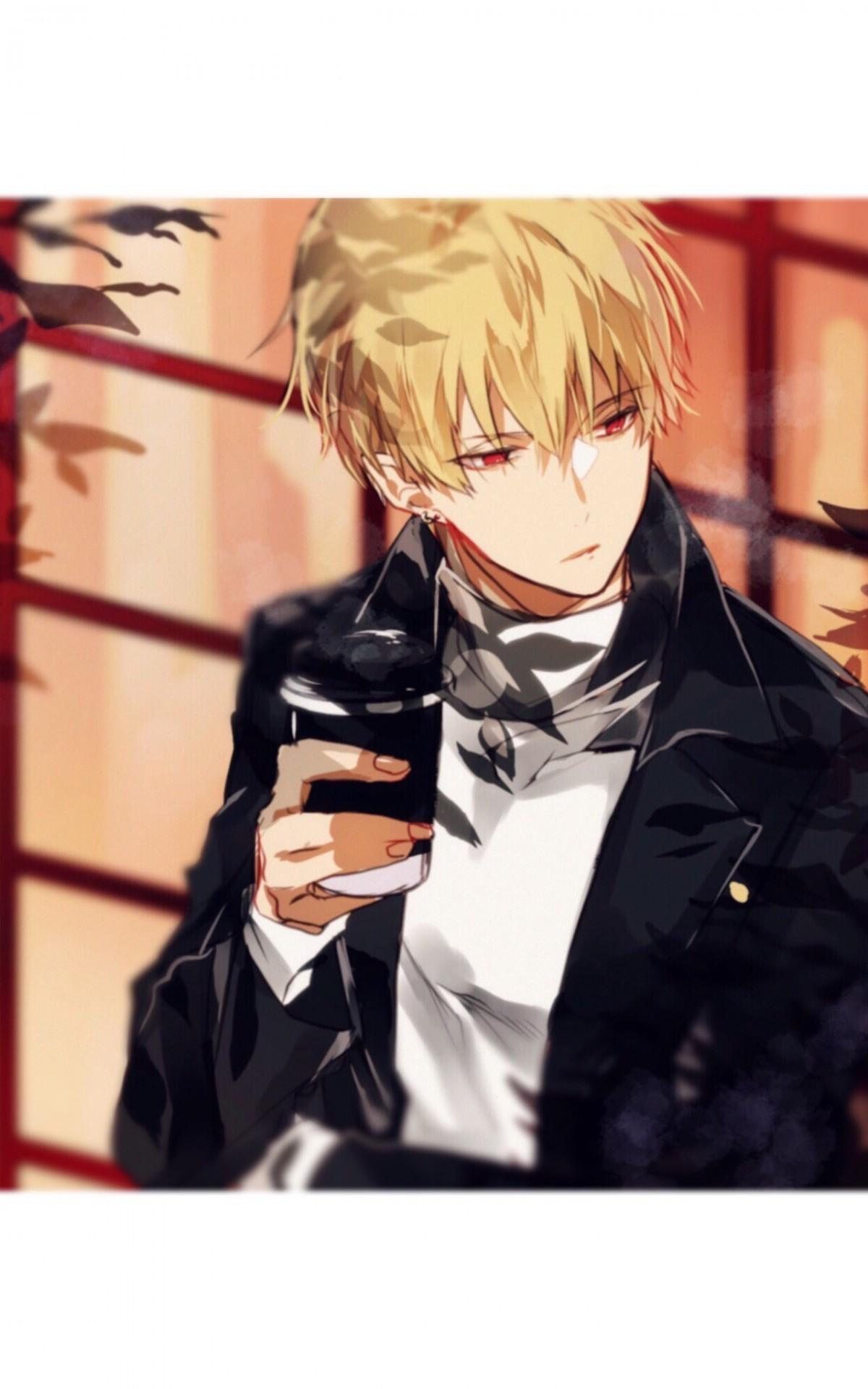 Download 1200x1920 Gilgamesh, Fate Stay Night, Anime Boy, Red Eyes