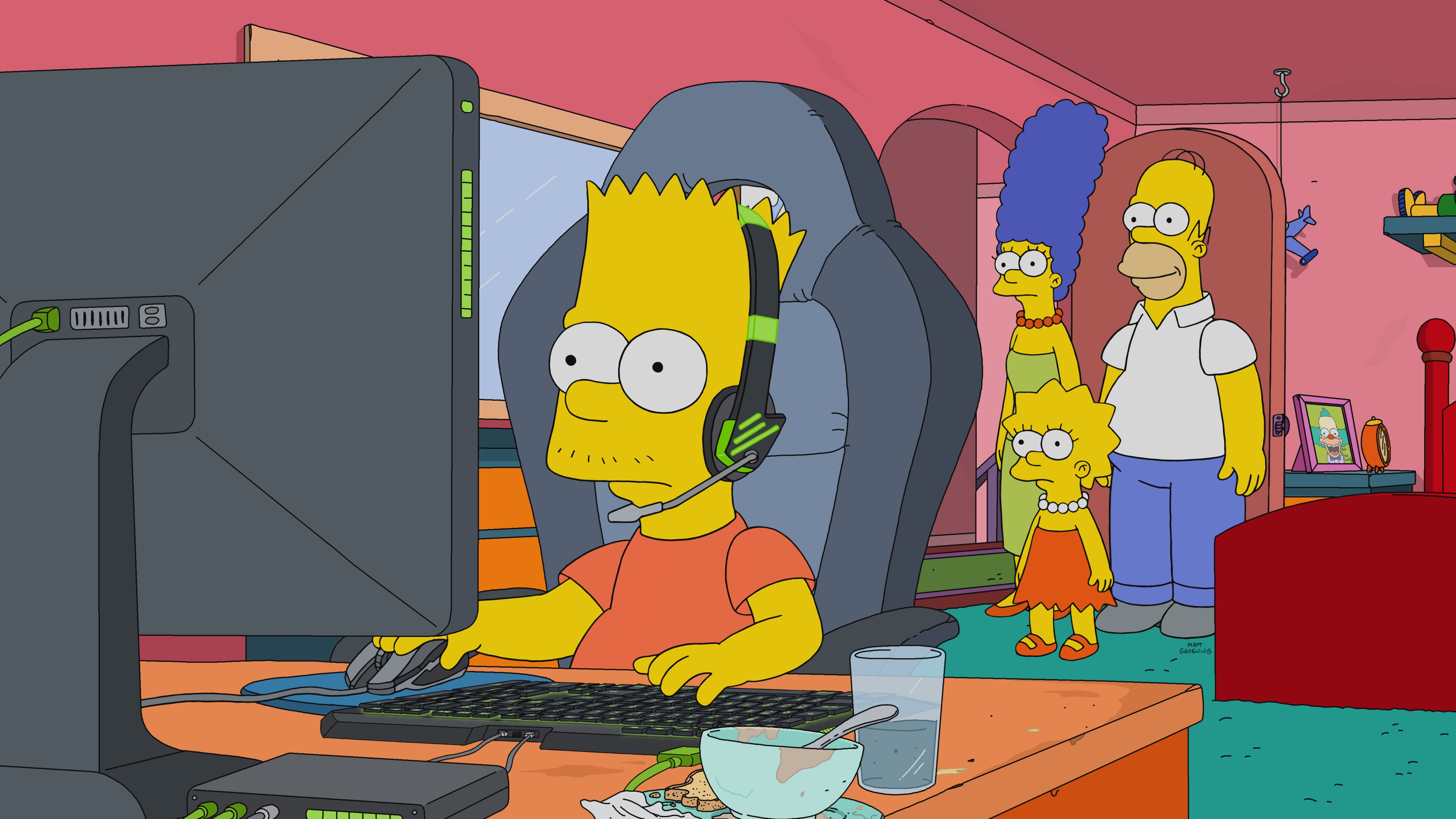 Bart Simpson eSports Gaming Wallpaper 4k Ultra HD