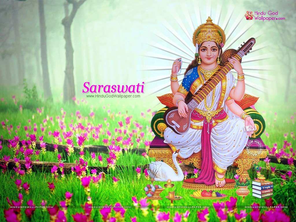 Maa Saraswati Wallpaper free download, beautiful Saraswati HD