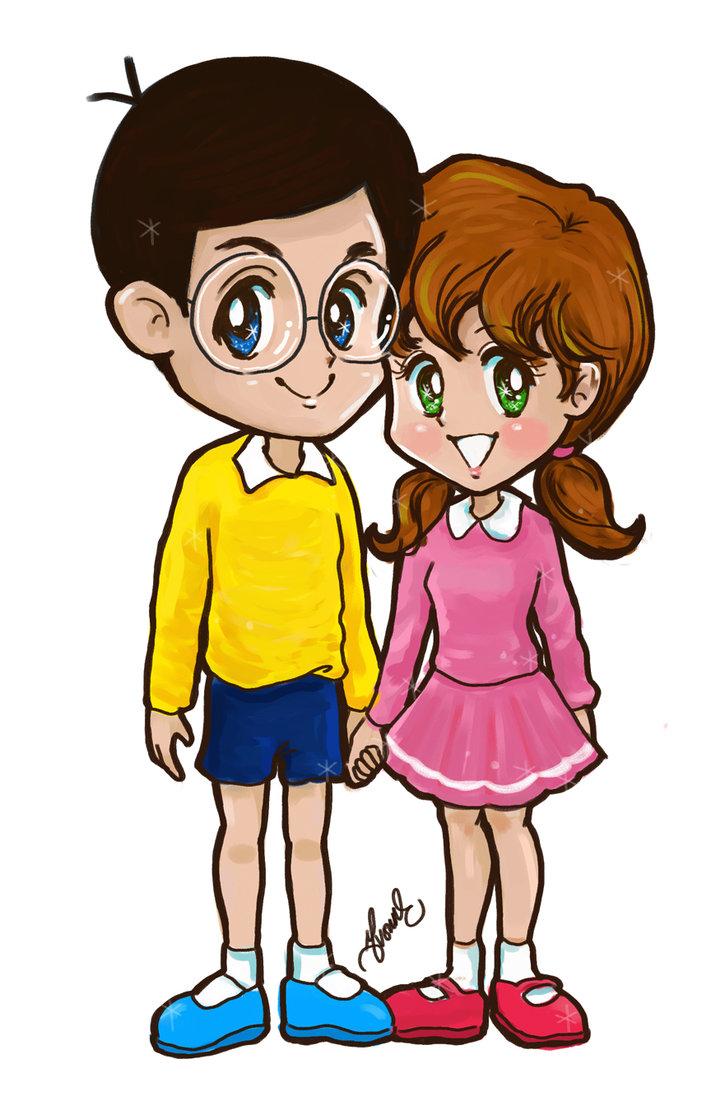 Nobita And Shizuka HD Wallpaper, HD Wallpaper