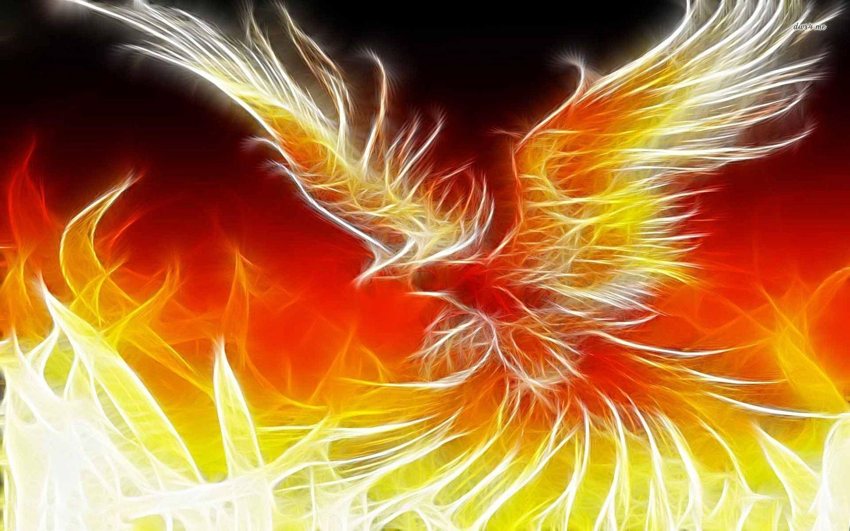 phoenix. Abstract Bird Flame Fire Phoenix. Phoenix wallpaper