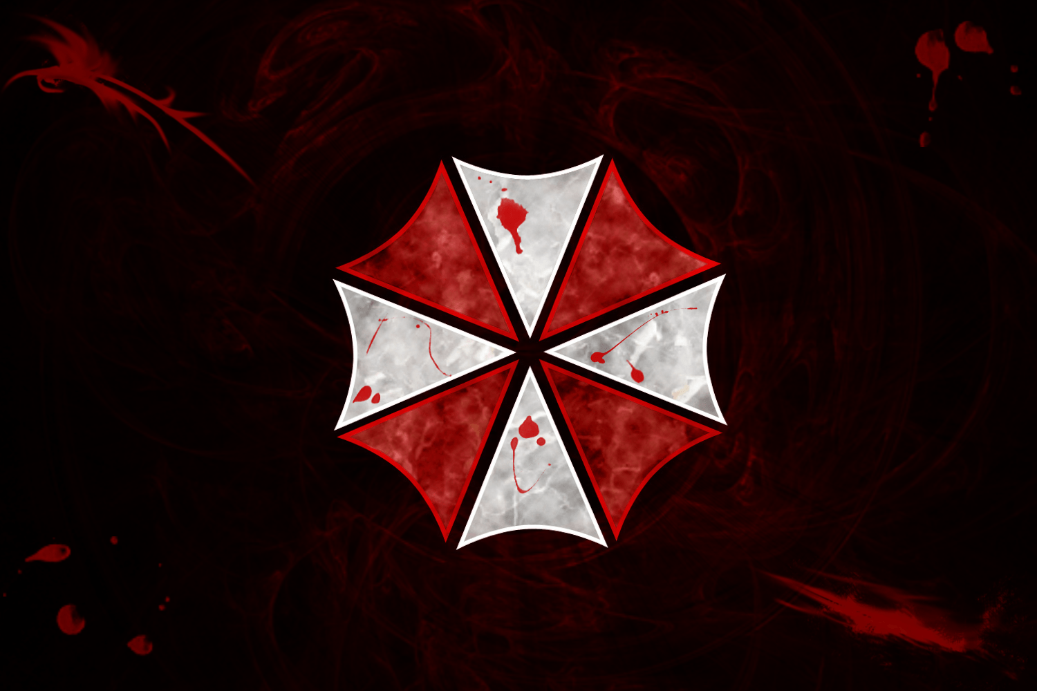 Umbrella Wallpaper. Mint Umbrella