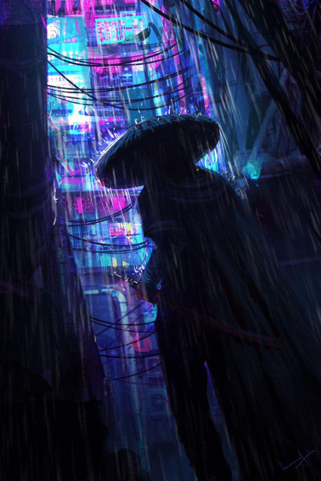 Buy Cyberpunk Samurai 3 Neon Future City Japan Art Digital Online in India   Etsy