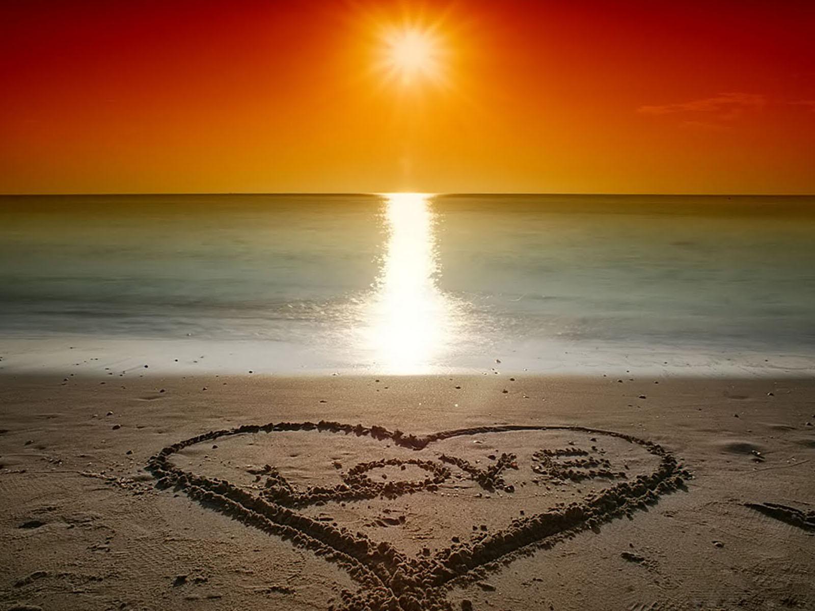 Romantic Beach Sunset Wallpaper Mobile Evening To Wife
