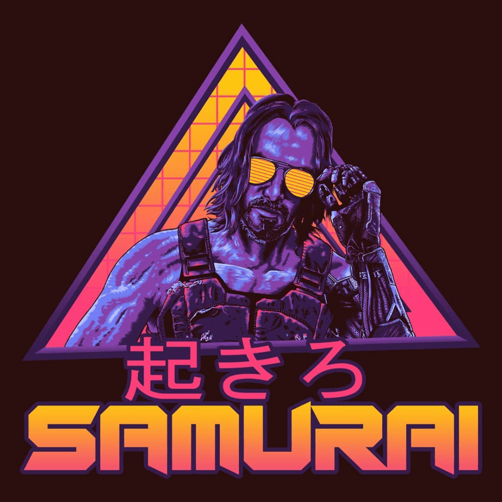 наклейка samurai cyberpunk фото 33