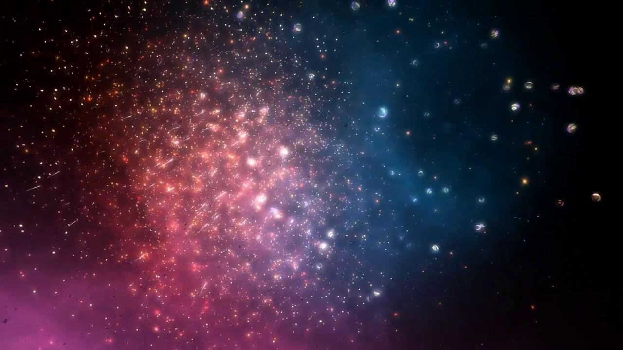 4K Magical Comets Nebula Glow Live Wallpaper #AAVFX Relaxing