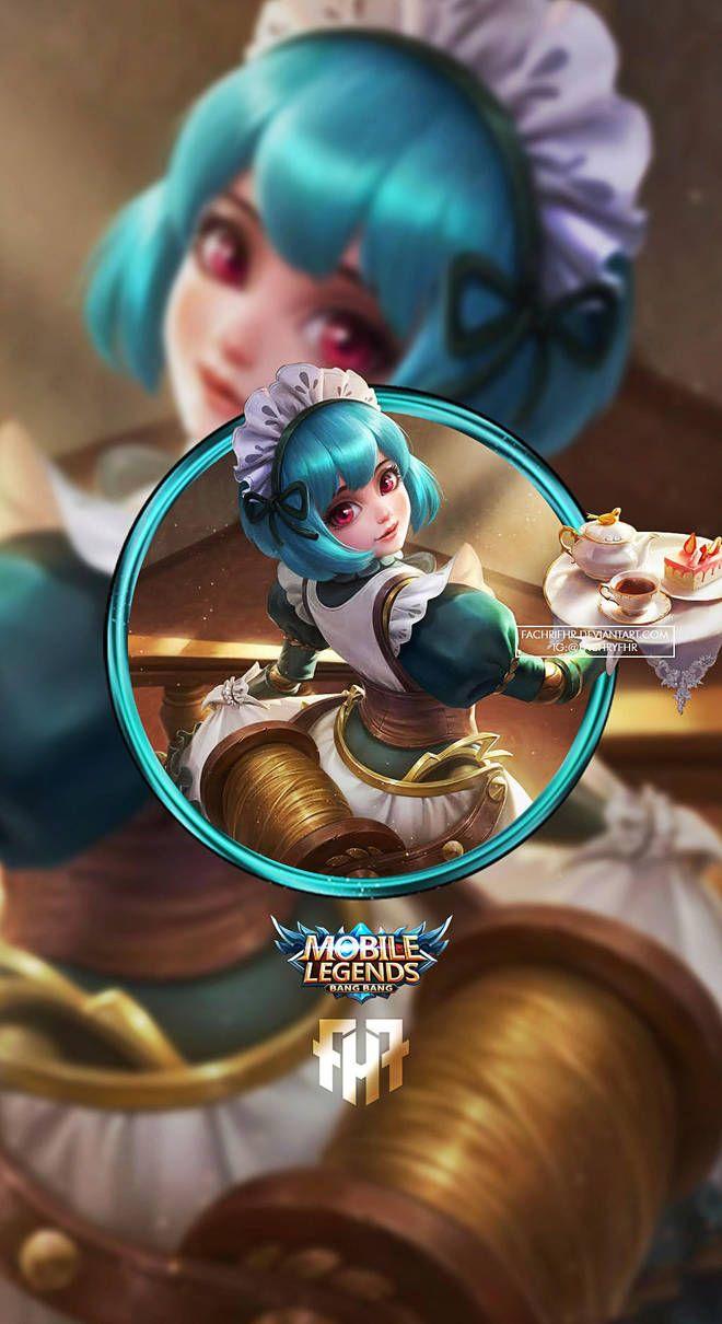 Wallpaper Phone Angela Dove and Love by FachriFHR. Mobile legend wallpaper, Mobile legends, Legend