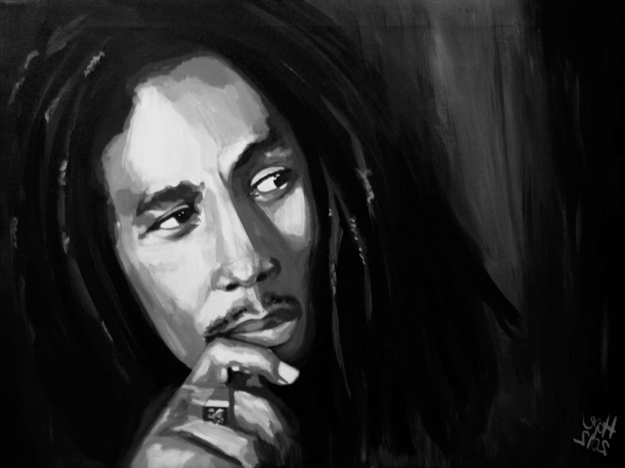 Bob Marley Wallpaper HD Marley Black And White HD