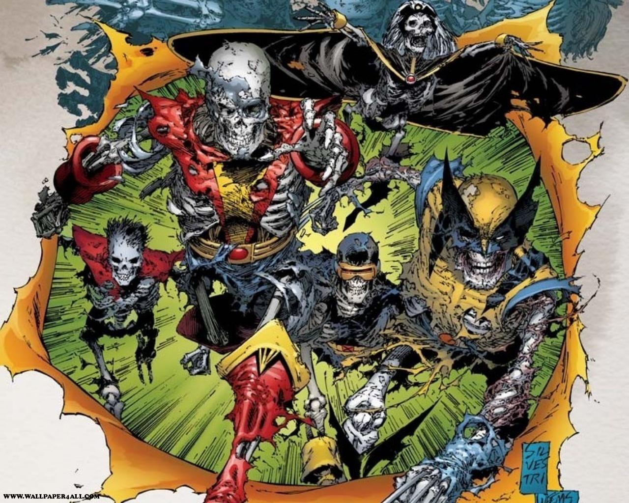 Undead X Men Comics Wallpaper