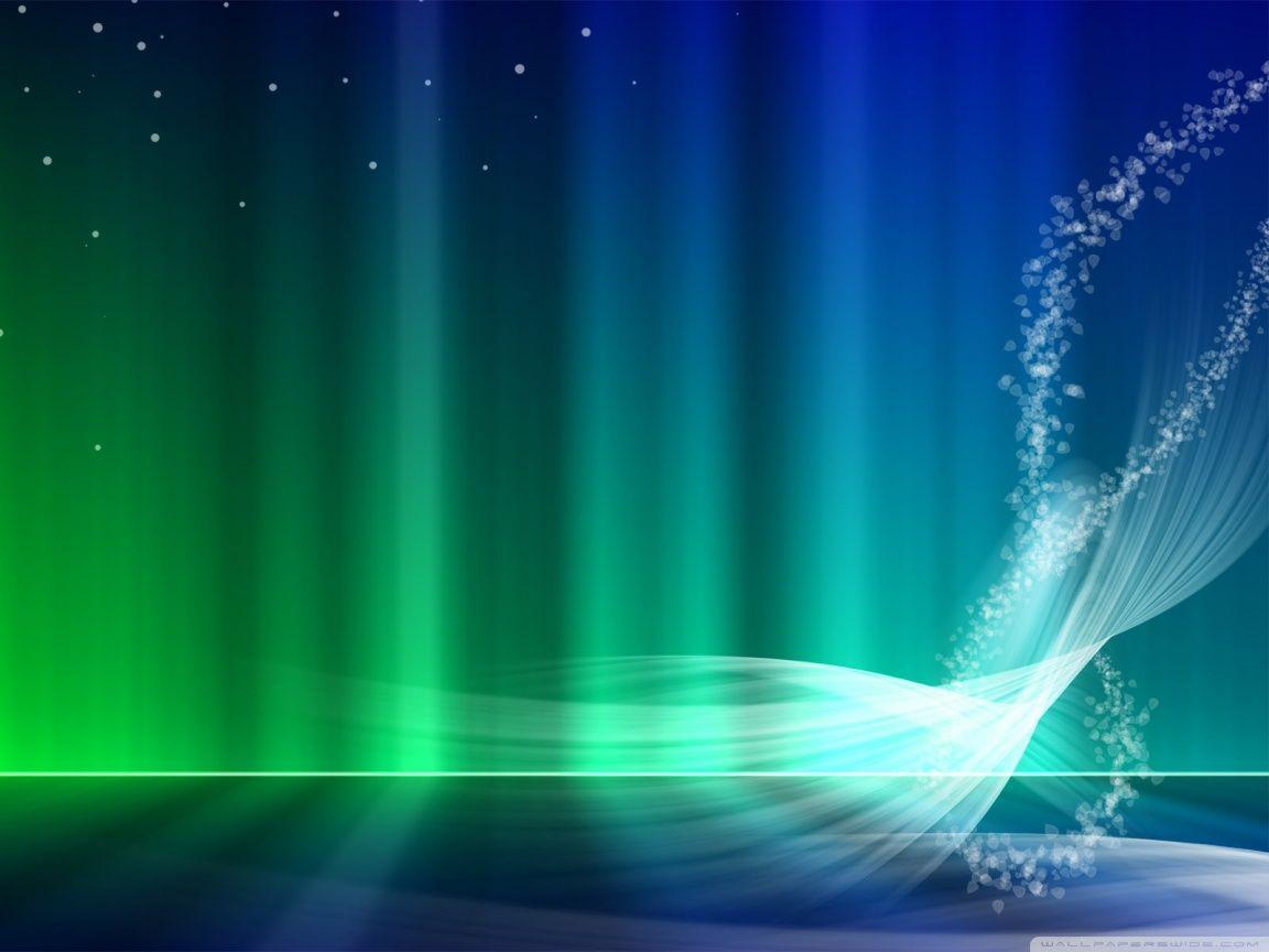 Vista Blue And Green Aurora Ultra HD Desktop Background Wallpaper