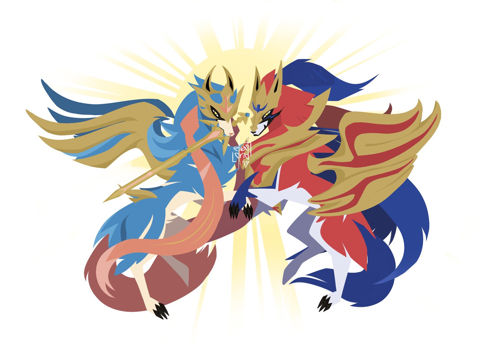 Zacian And Zamazenta Wallpapers - Wallpaper Cave