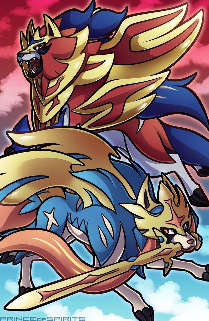 Zacian Zamazenta Pokemon Sword and Shield 4K Wallpaper #3.1391