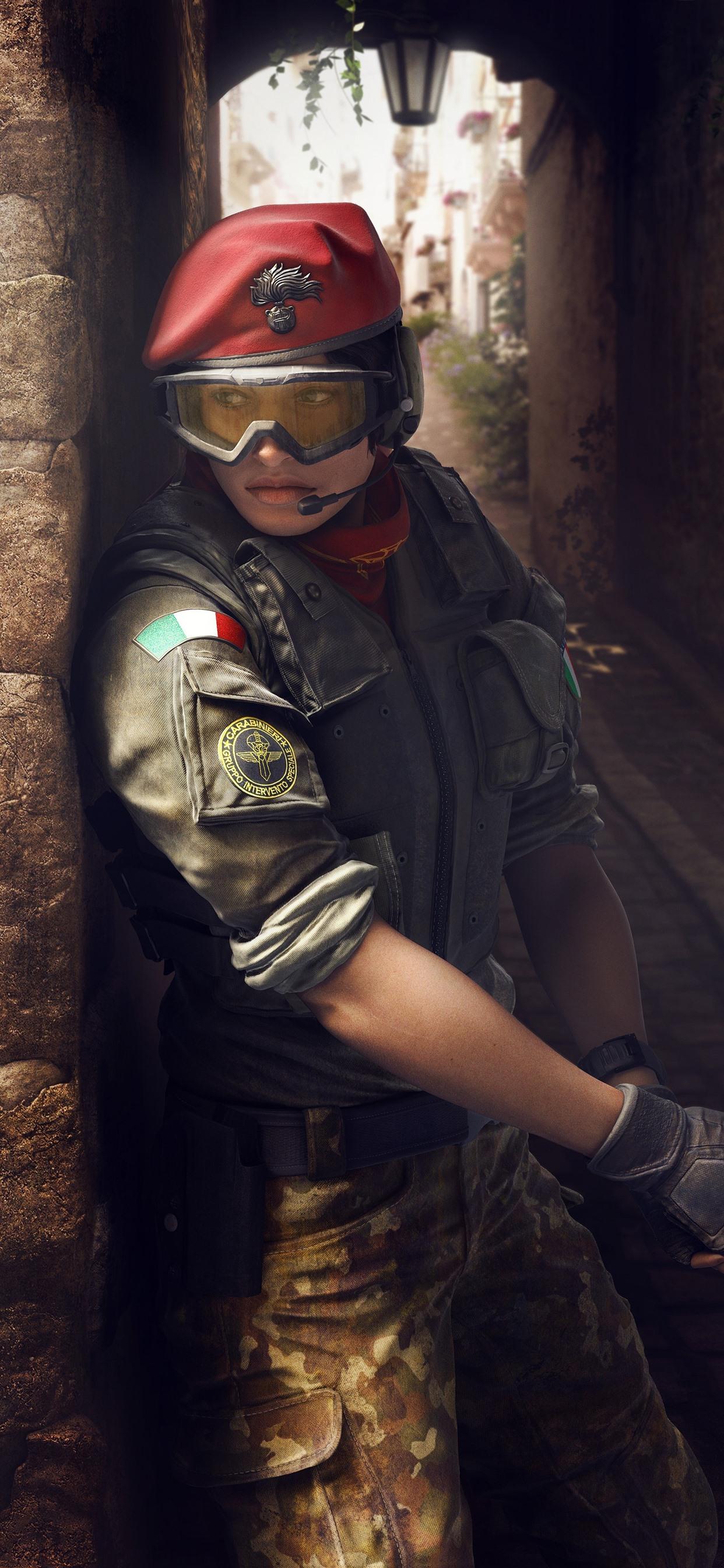 Rainbow Six Siege, Girl, Gun 1242x2688 IPhone 11 Pro XS Max