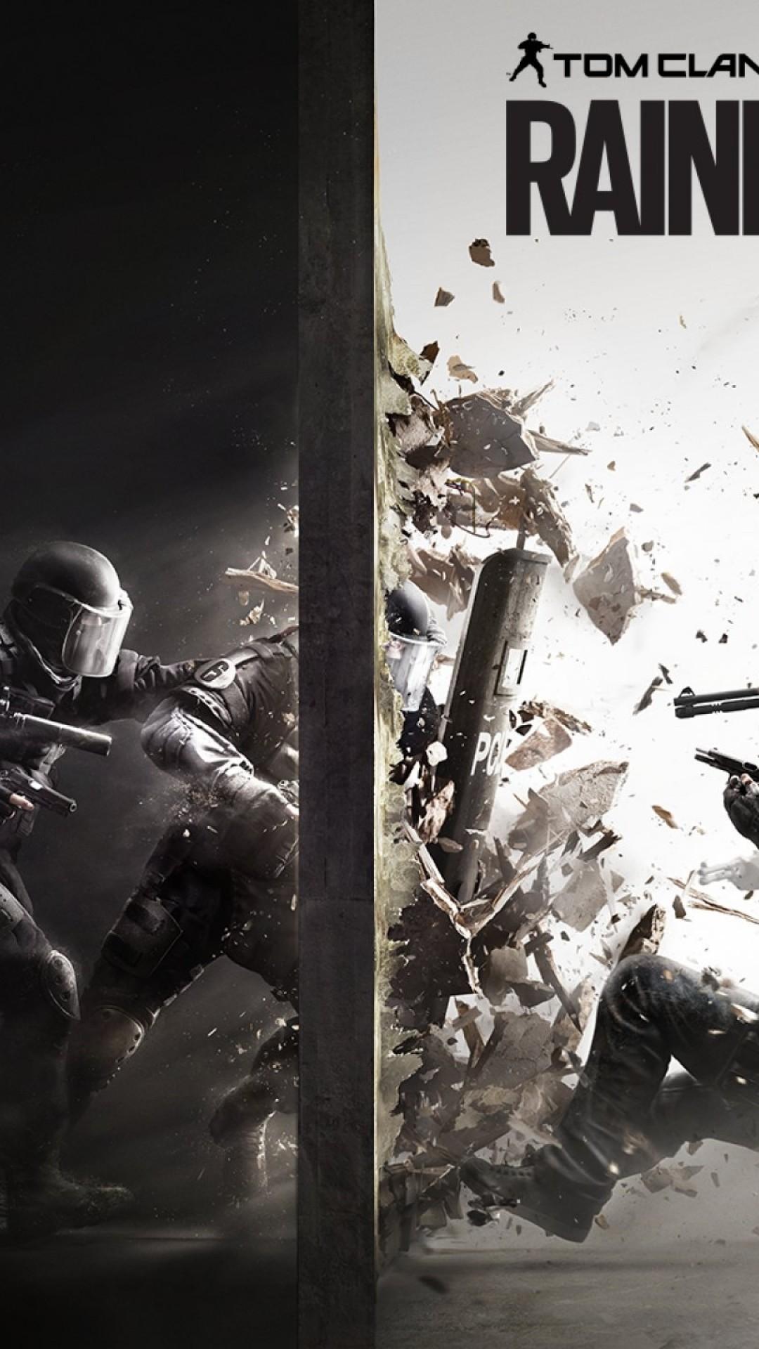 Download 1080x1920 Tom Clancy's Rainbow Six Siege, Police