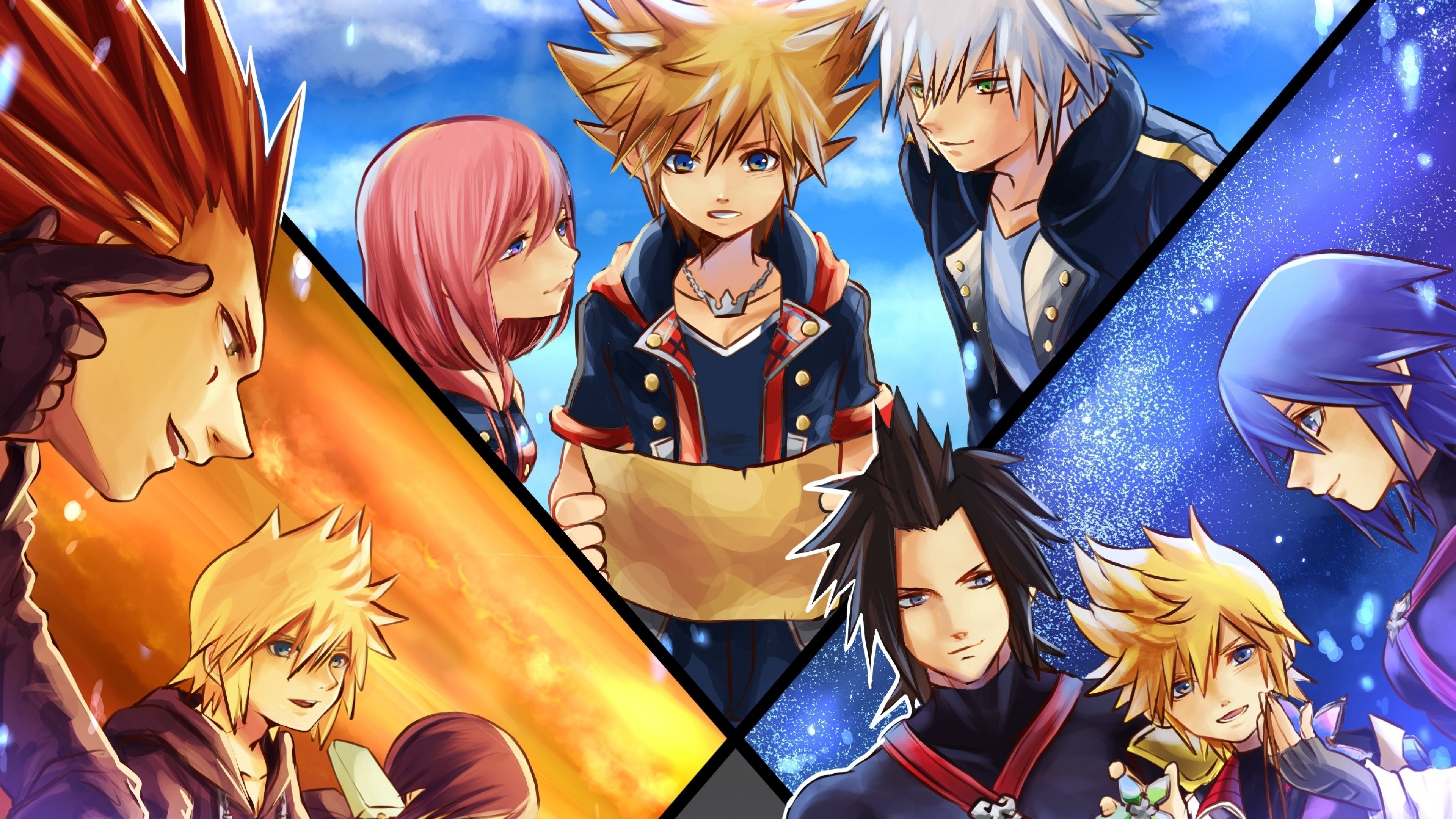 Download 3840x2160 Kingdom Hearts Series, Ventus, Terra, Aqua