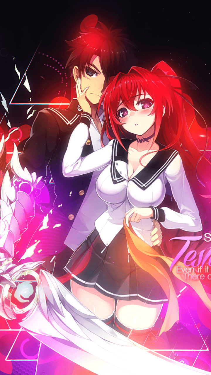 Download 720x1280 Shinmai Maou No Testament, Basara Toujou, Mio