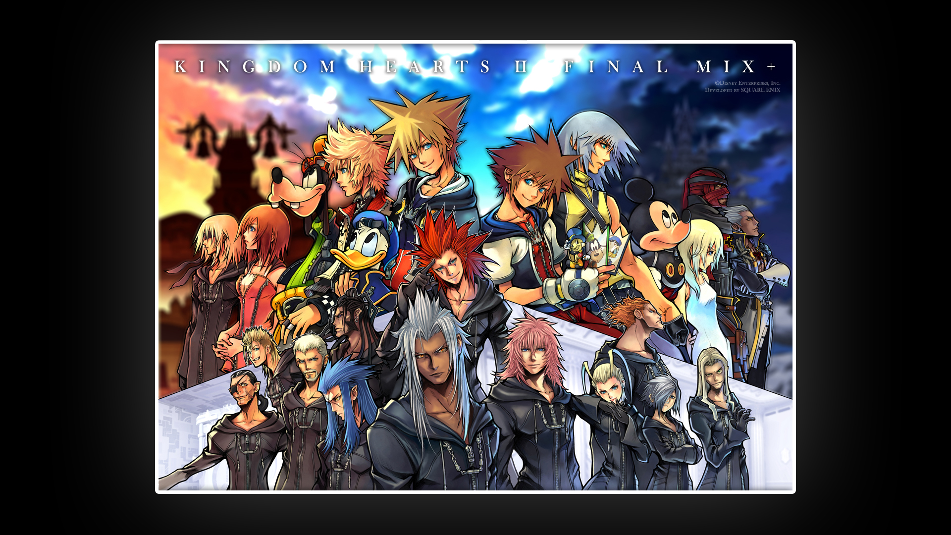 Kingdom Hearts Anime Black Disney HD Wallpaper, HD Wallpaper