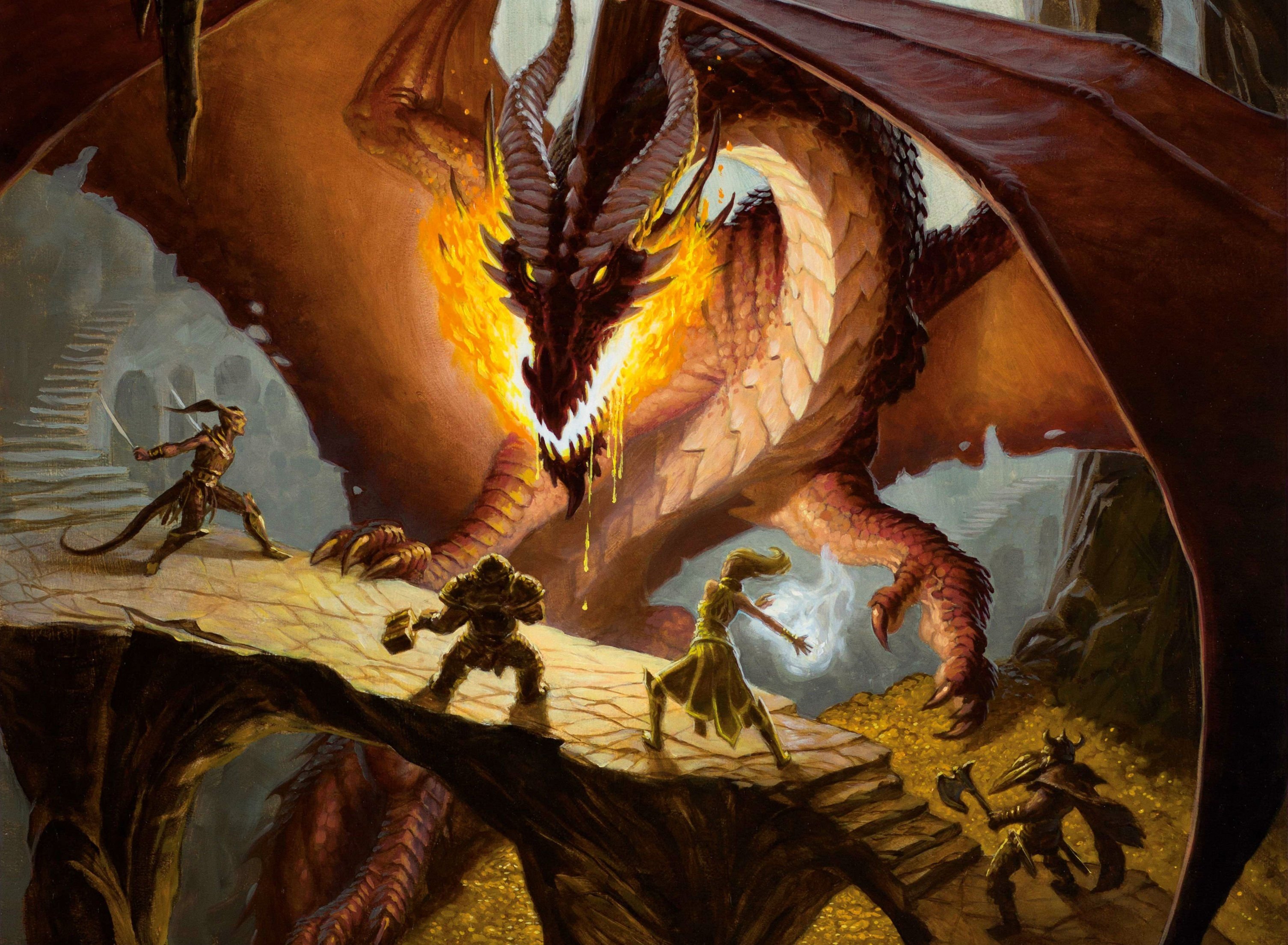Realms, Action,full HD, Forgotten, Wallpapers HD Mobile, Dragons