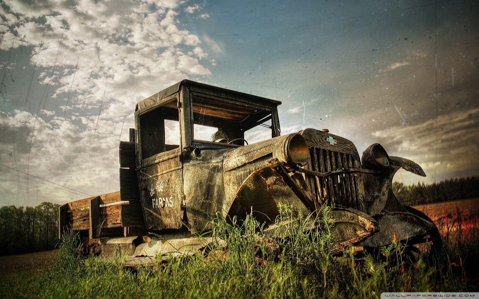 Rusty Old Car Wallpaper Free Rusty Old Car Background