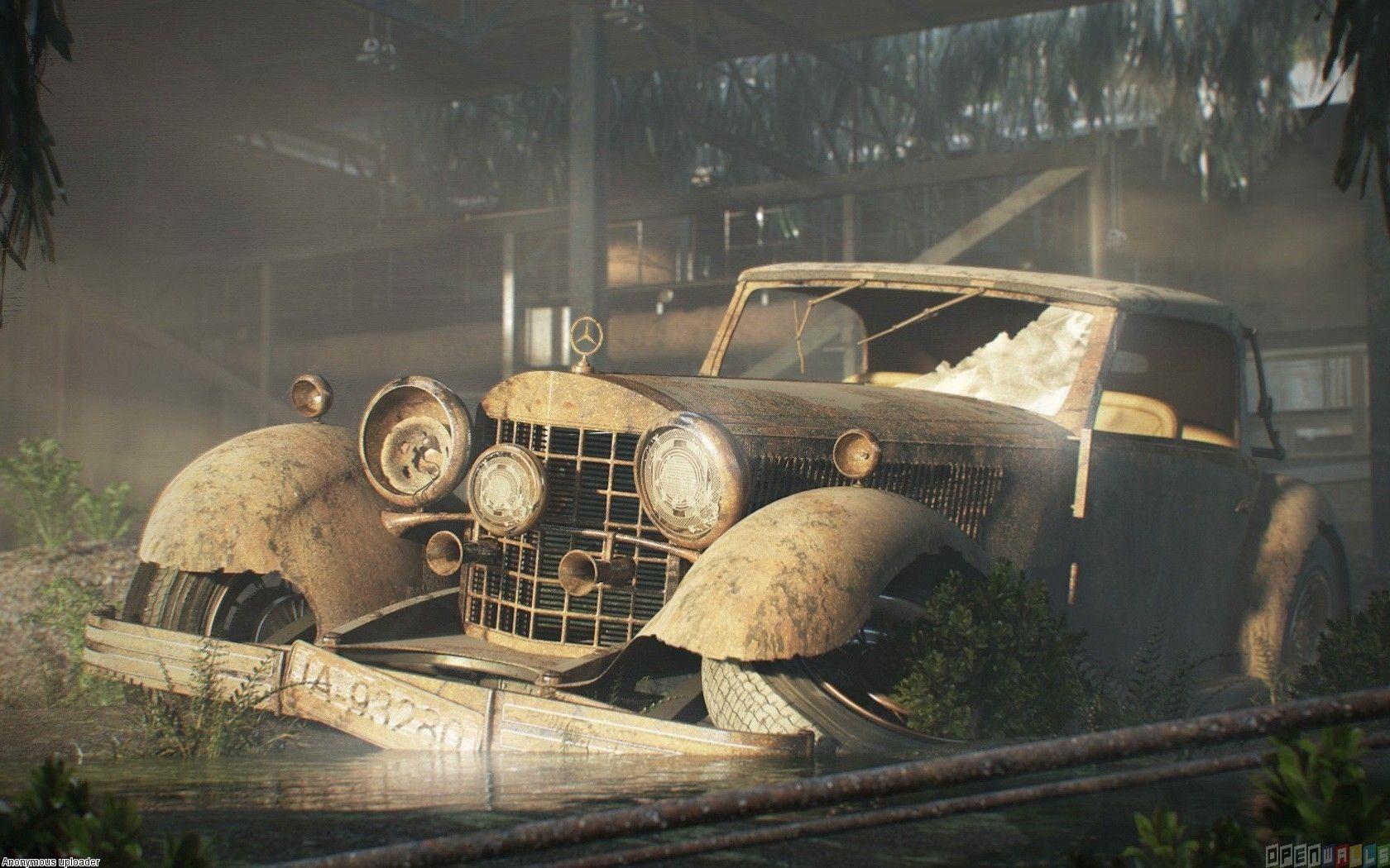 Rusty Old Car Wallpaper