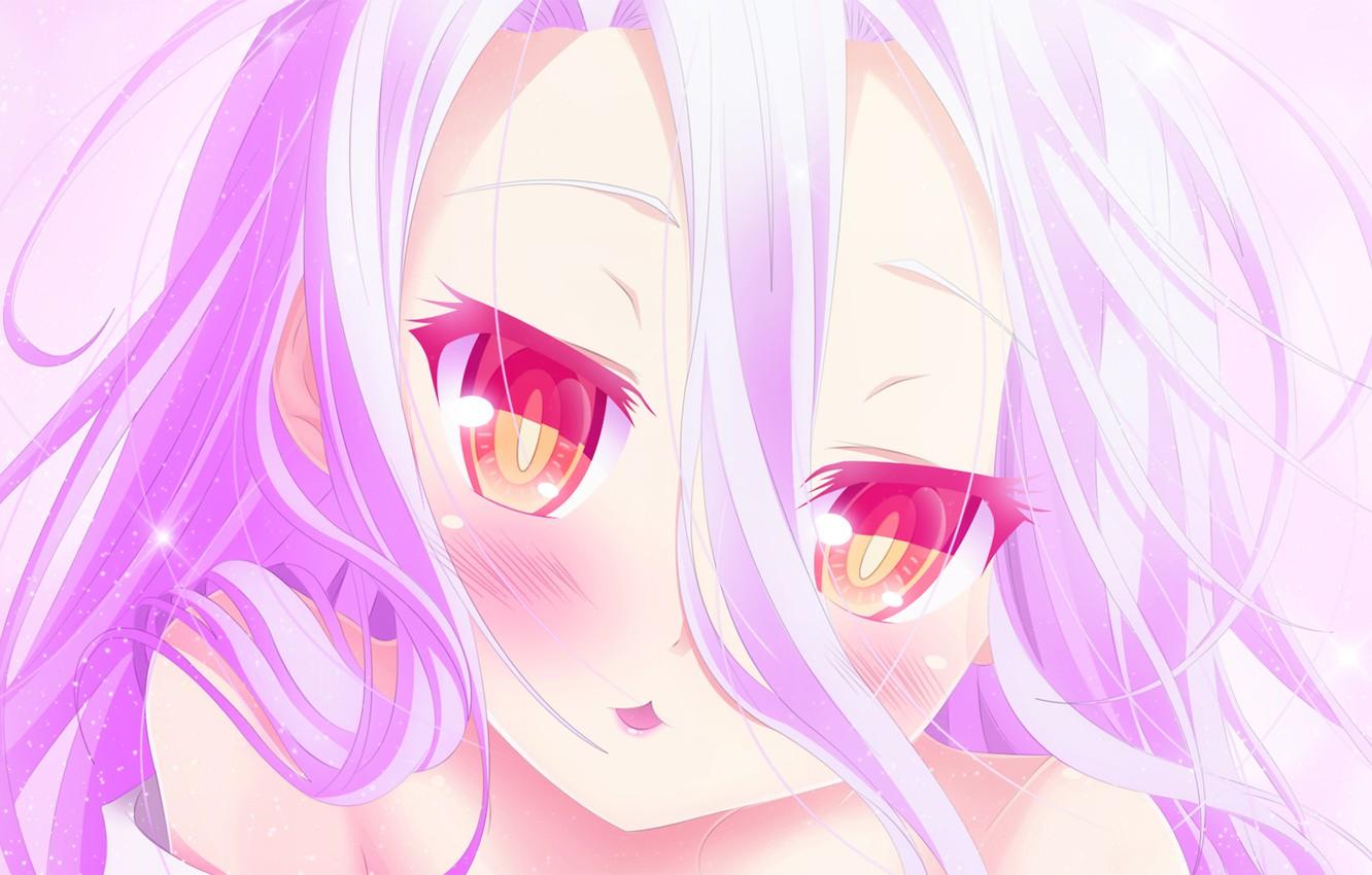 Wallpaper Smile, Hair, I love it, Shiro, No Game No Life image