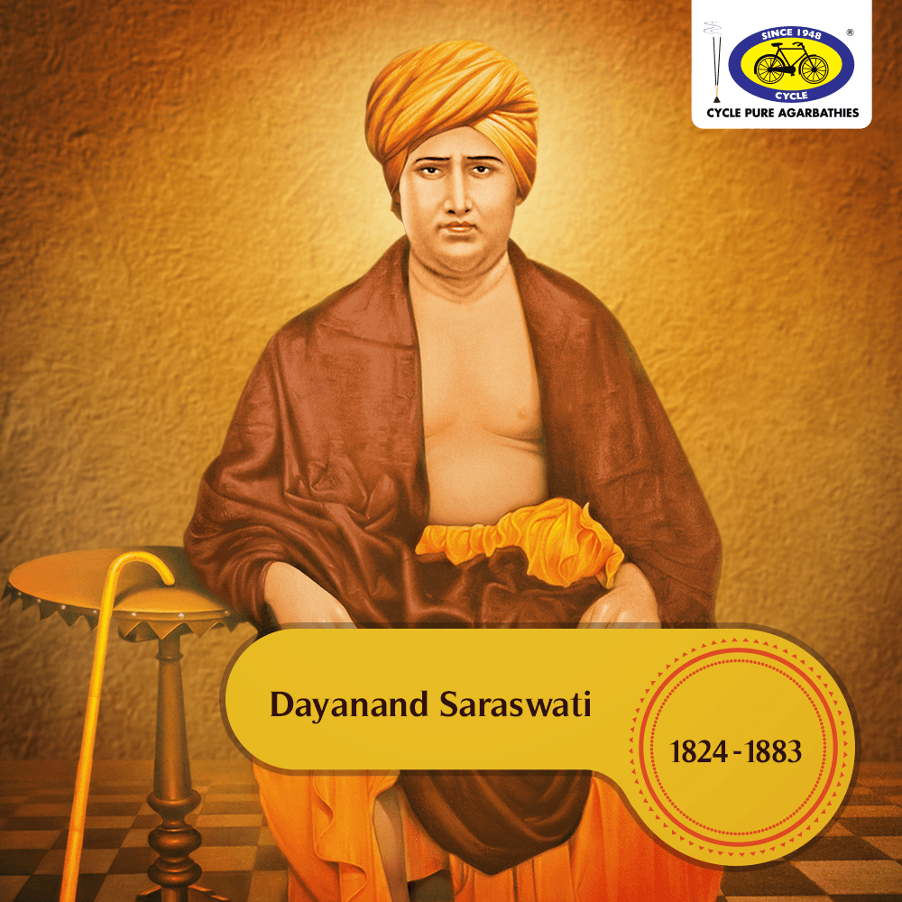 Popular as the founder of the Arya Samaj, Swamy Dayanand Saraswati