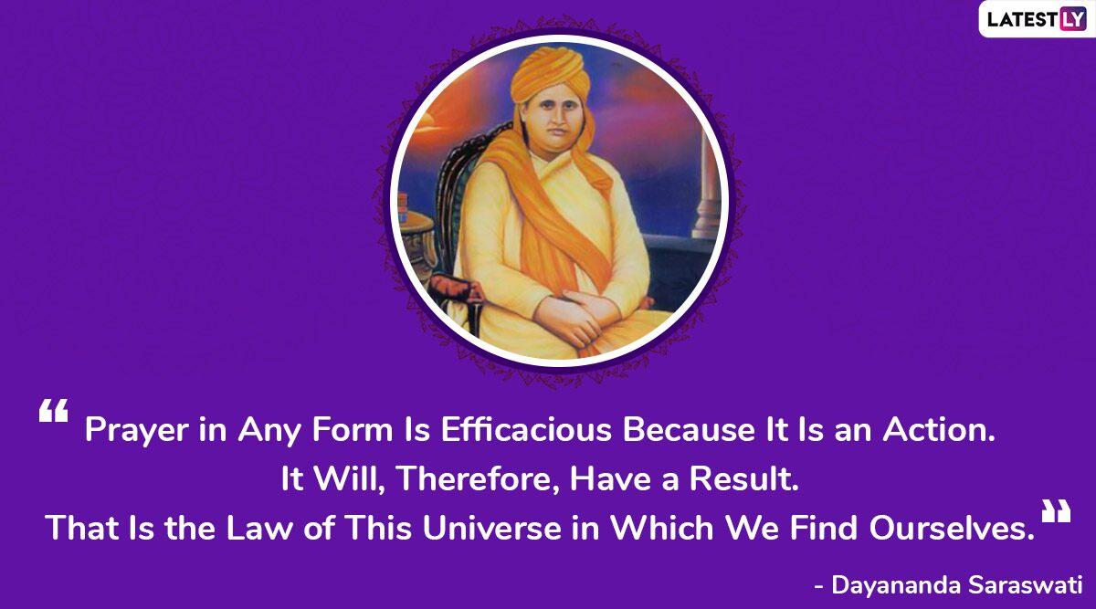 Dayanand Saraswati Jayanti 2020: Quotes And Sayings By the Founder