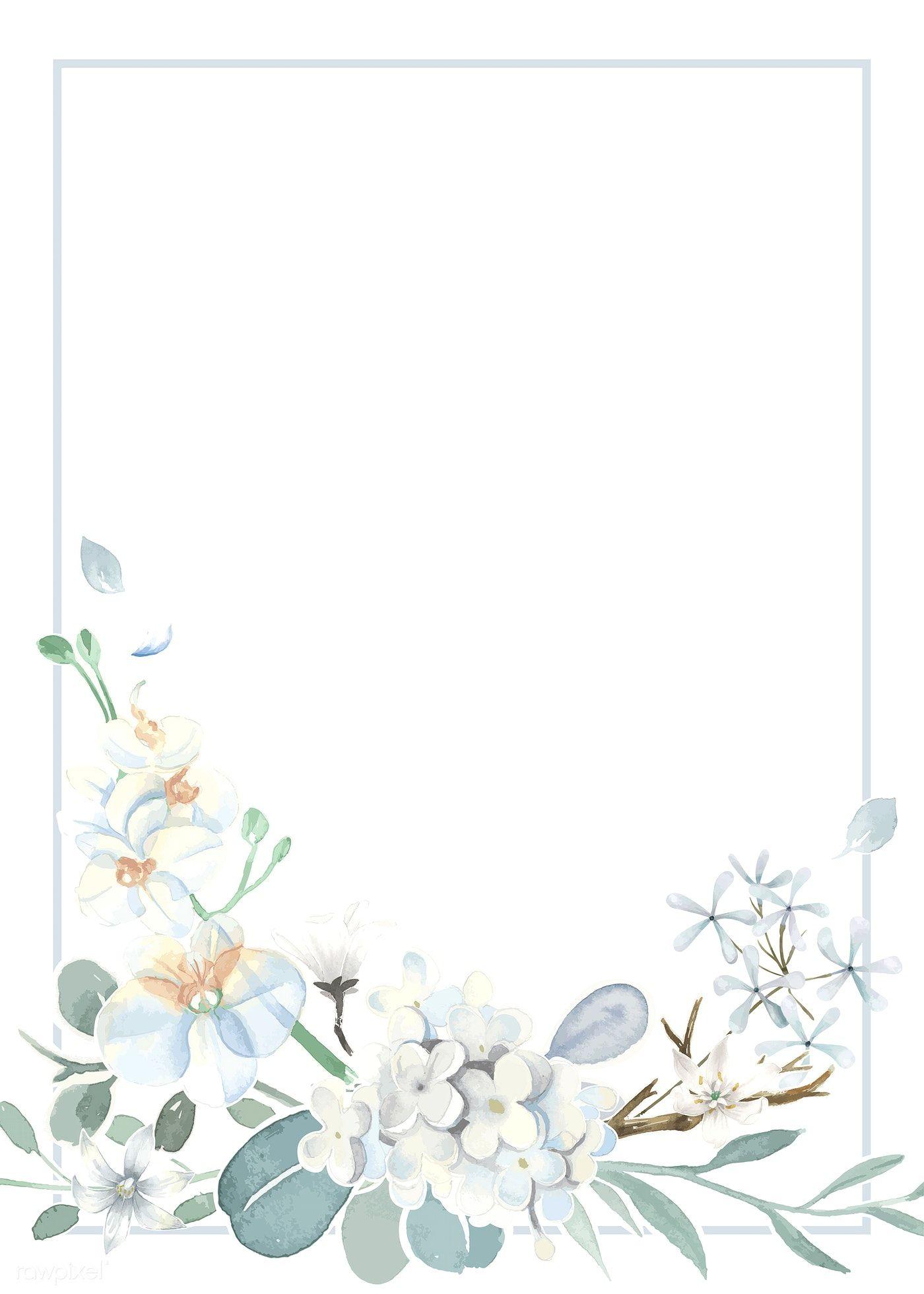 Download premium illustration of Invitation card with a light blue