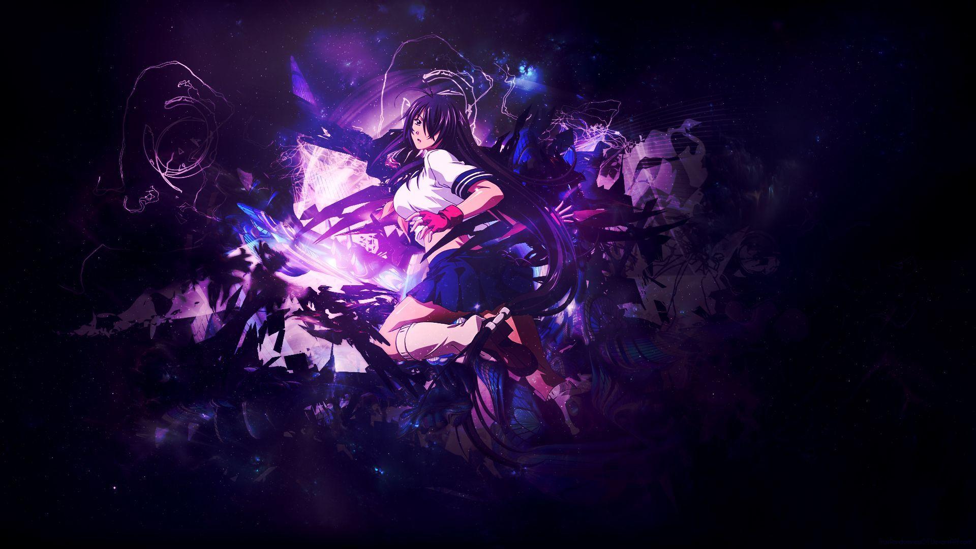 1080p Anime Girls Purple Wallpapers - Wallpaper Cave