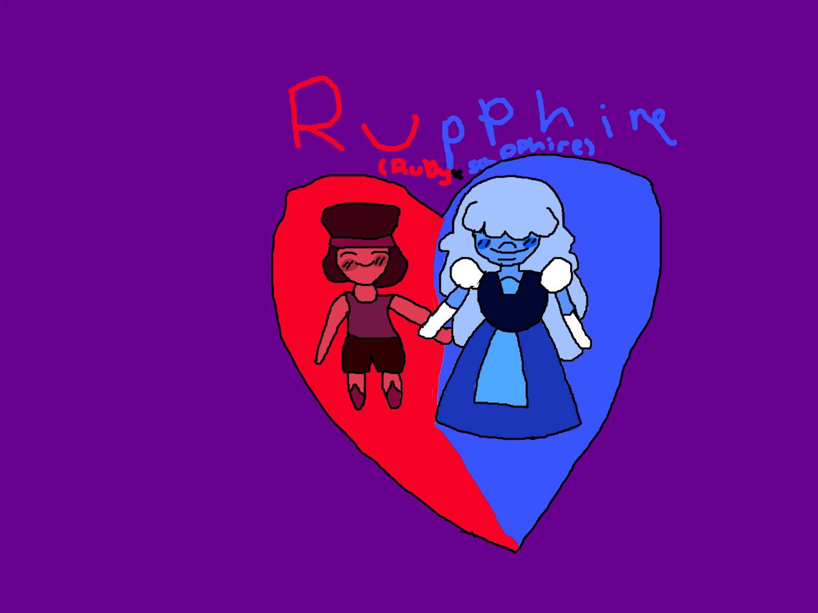 Steven Universe Ship Art: Ruby x Sapphire. Pokécharms