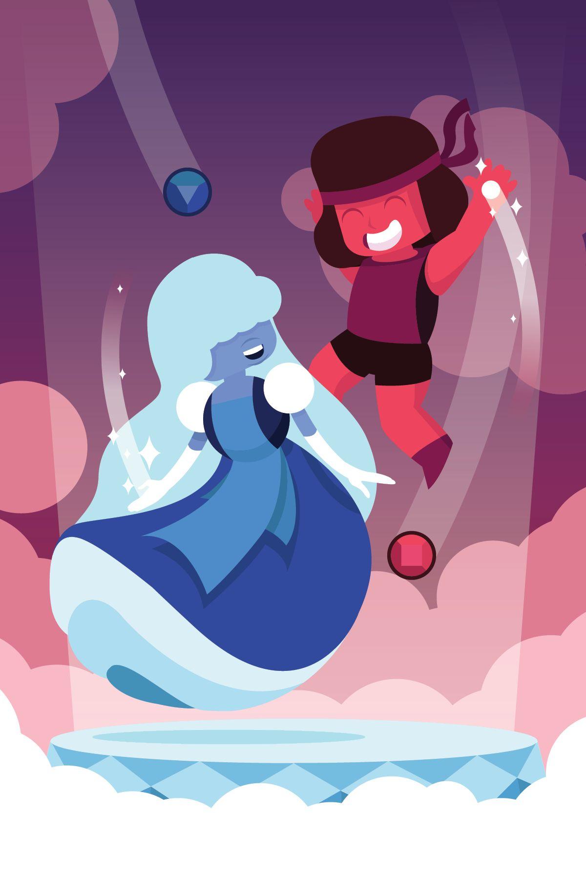 Ruby and sapphire. Steven universe, Star vs the forces of evil