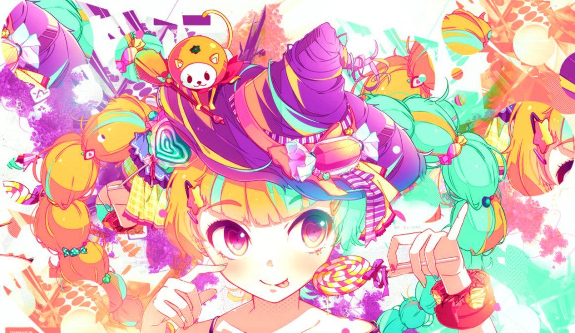 Anime Kawaii Wallpaper E Future Candy, HD Wallpaper