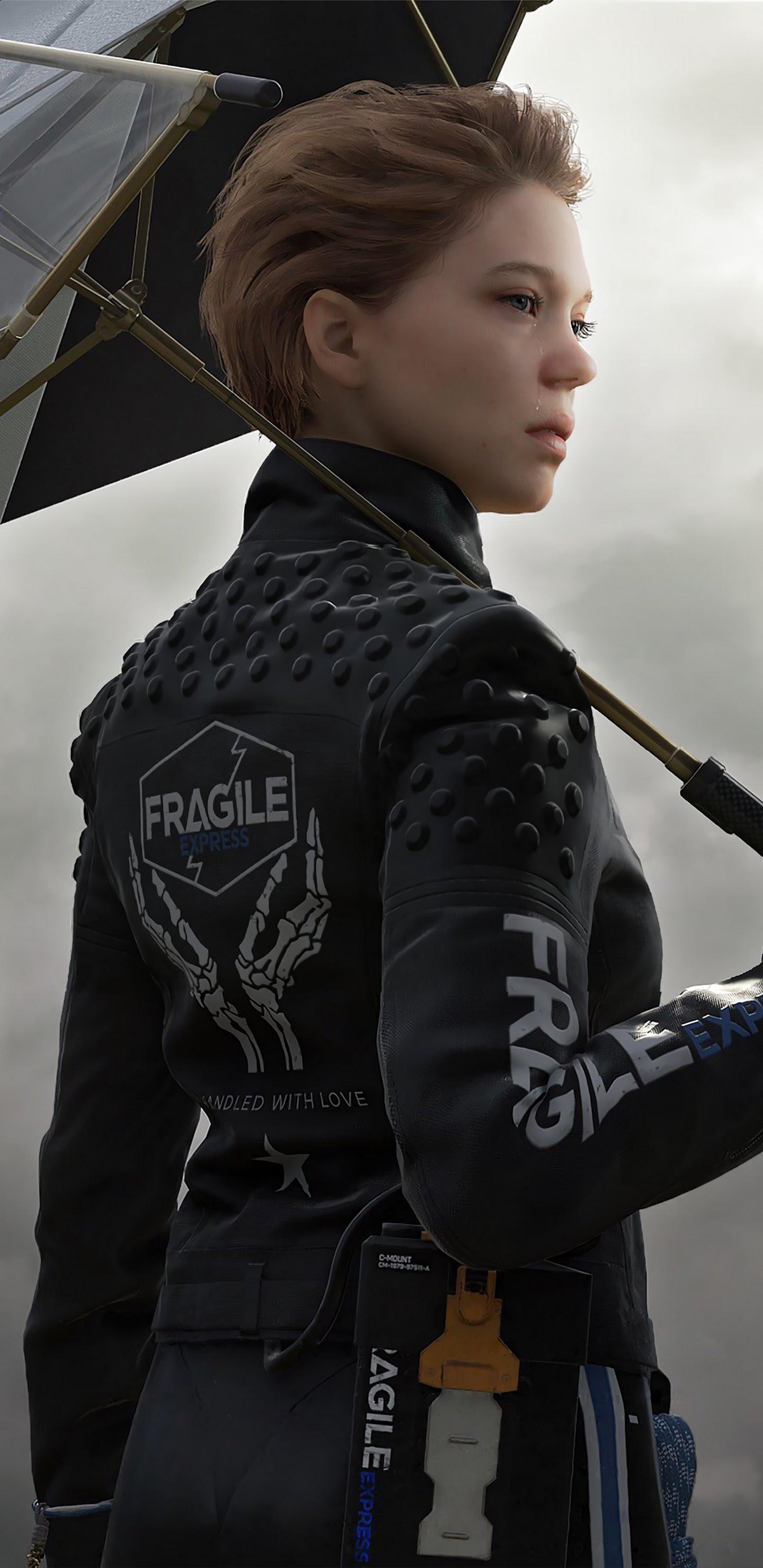 Death Stranding Fragile Lea Seydoux 4K Wallpaper