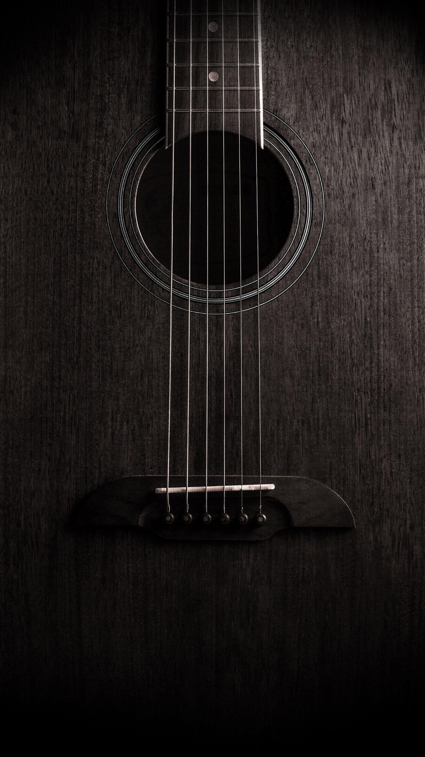 Guitar Dark Music Instrument 4K Wallpaper