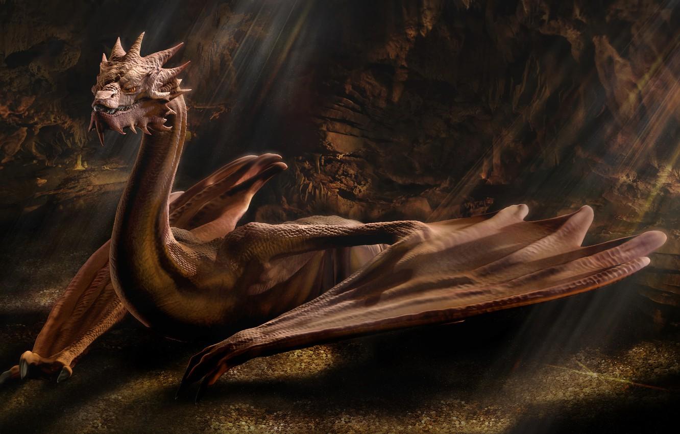 Wallpaper Dragon, The Hobbit, Smaug, Winged, Dragon Of Middle