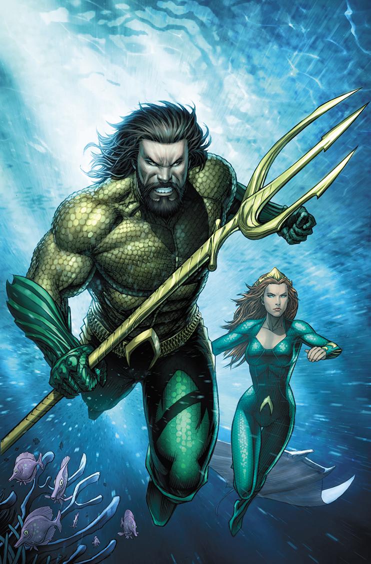These AQUAMAN Movie Themed Comic Book Variant Covers Are