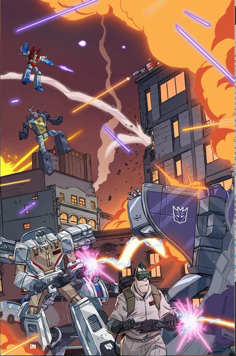 Transformers x Ghostbusters Issues 1, 2, 4 and 5 Covers Revealed