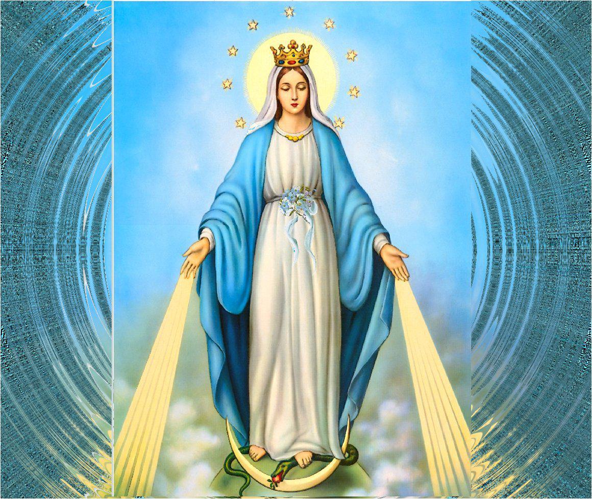 Free download Virgin Mary Desktop Wallpaper [1160x978]