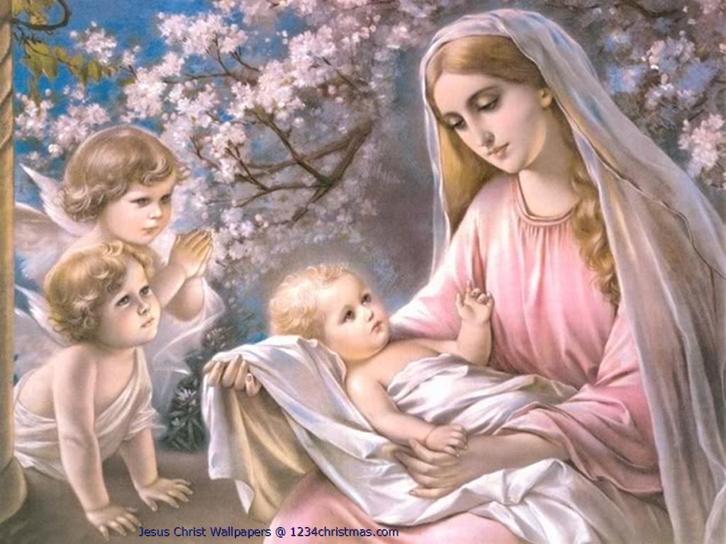 Child Jesus Wallpaper Download And Baby Jesus With Angels