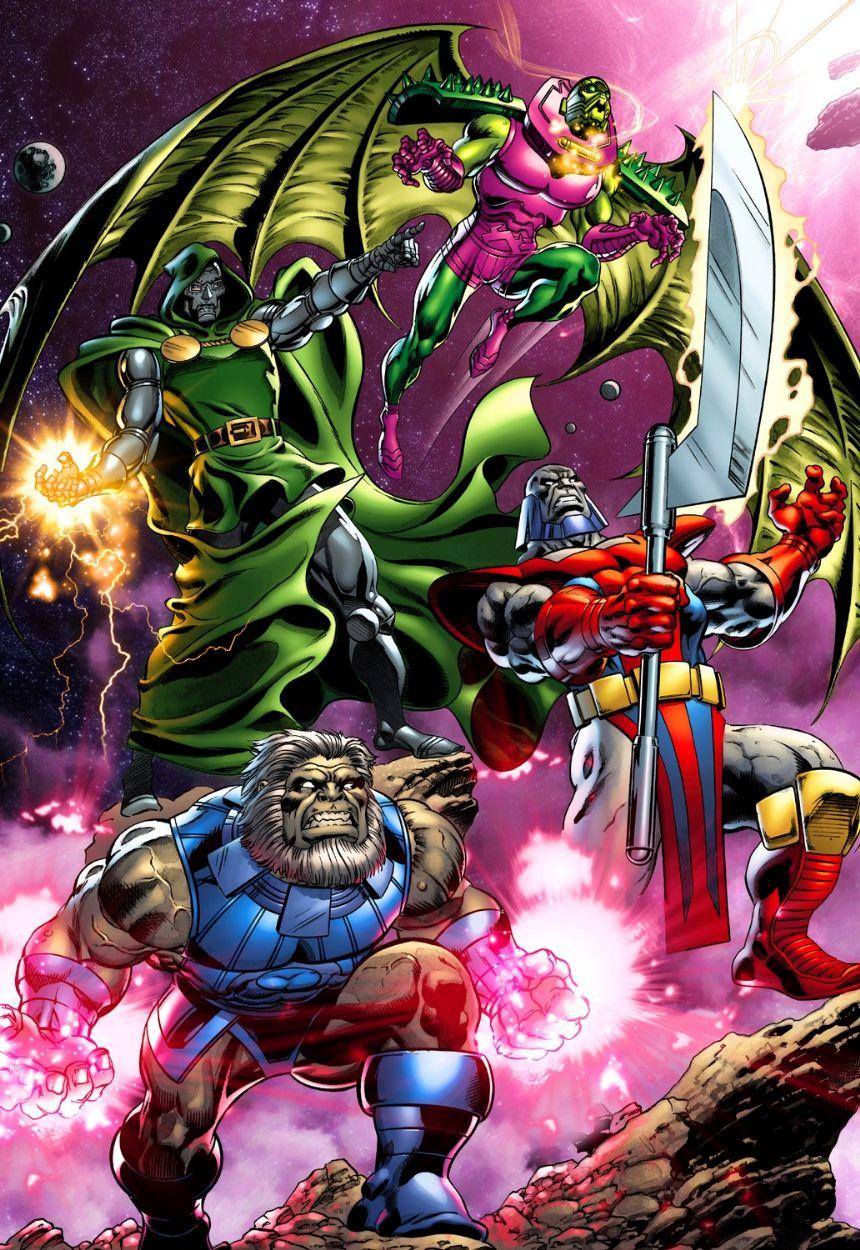 Fantastic Four Foes: Dr. Doom, Annihilus, Terrax and Blastaar