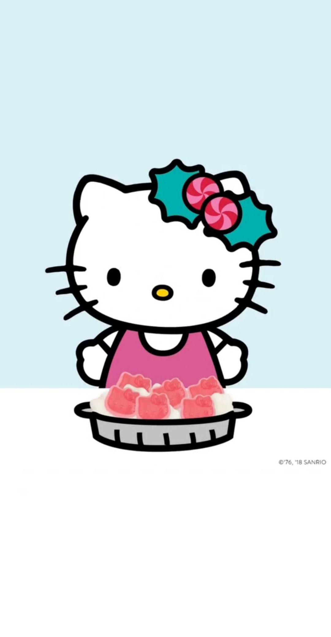 Hello Kitty. Hello kitty, Kitty, Winter wallpaper
