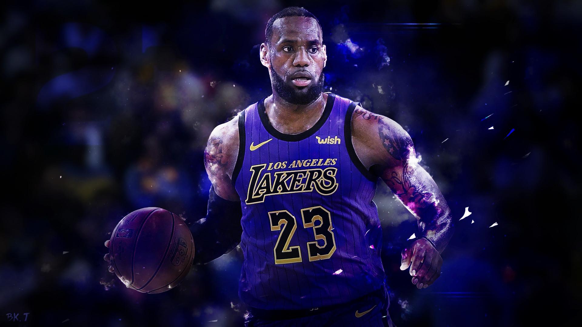 Lakers Lebron James Desktop Wallpapers Wallpaper Cave
