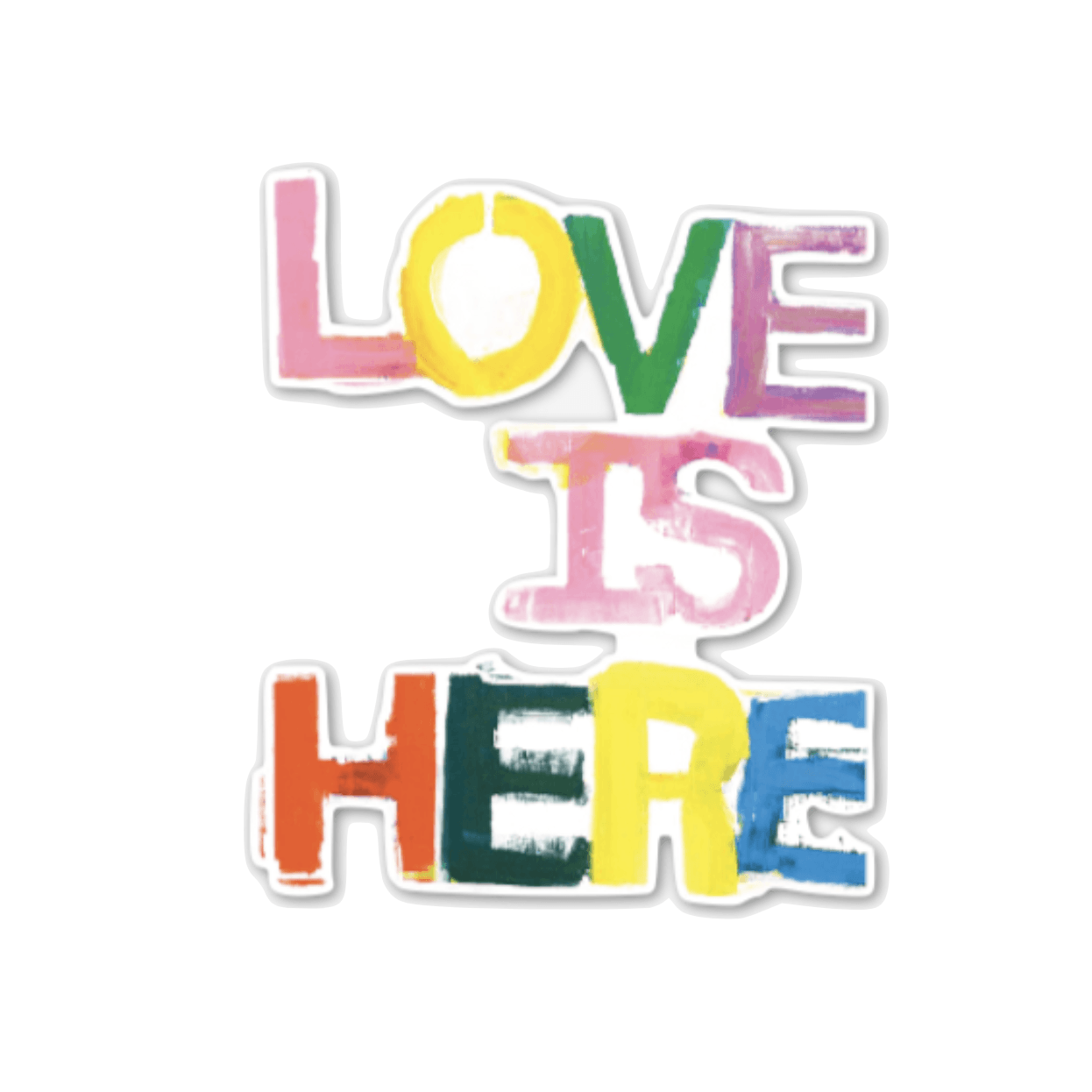 Love Is Here Jumbo Paperless Wallpaper (single)