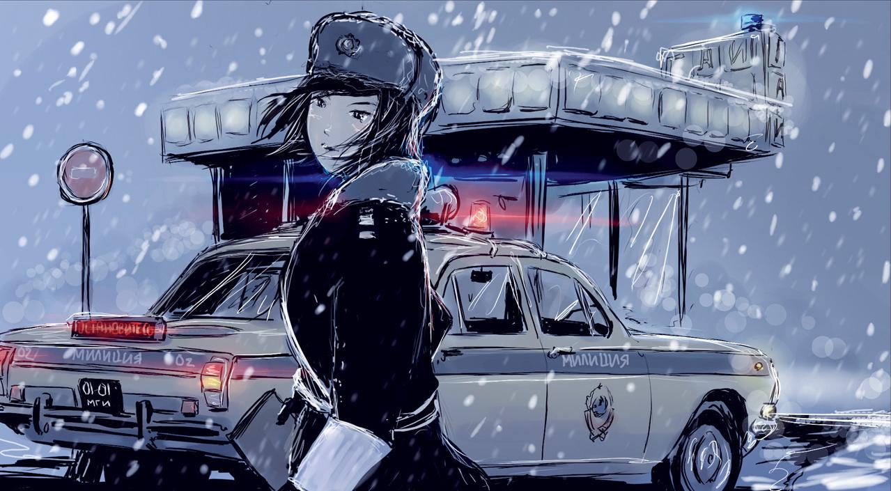 car hat original police snow uniform. konachan.com.com