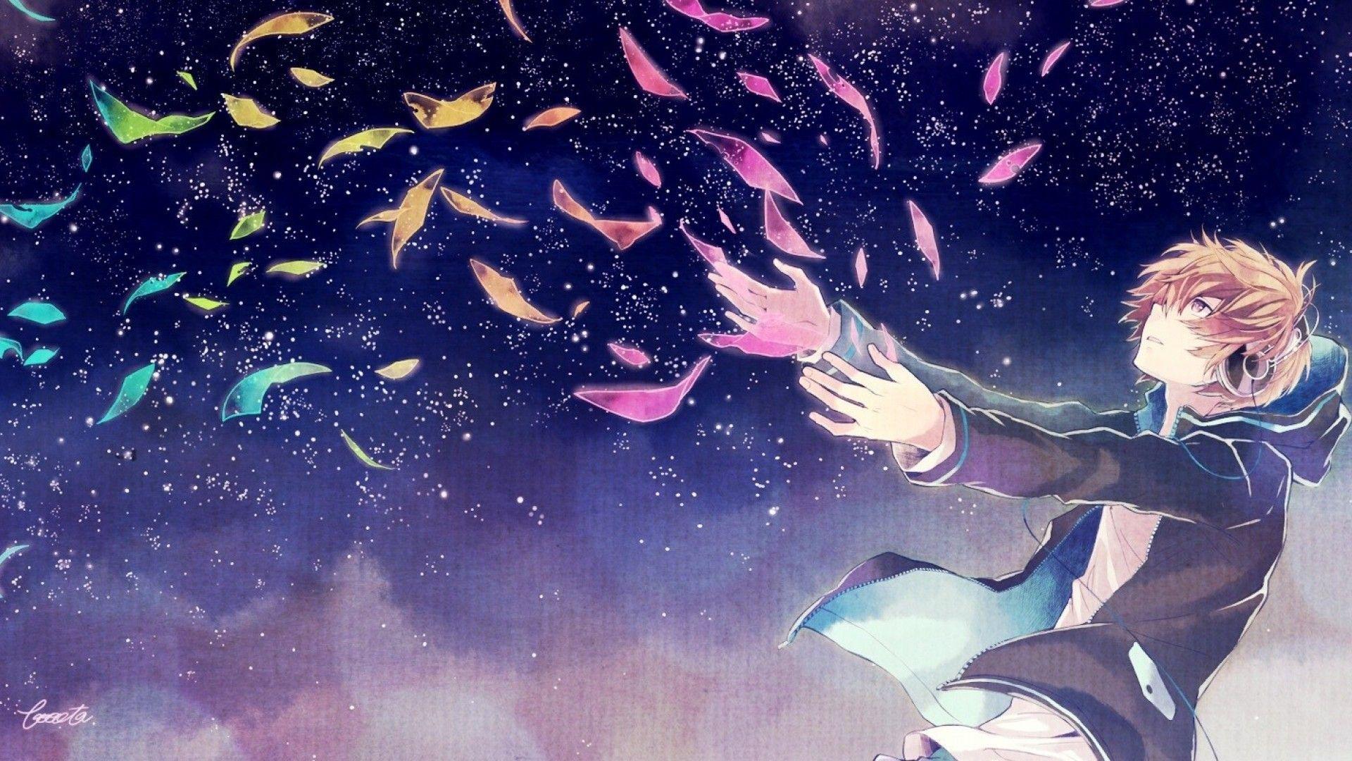 Download wallpaper 800x1200 anime girl fun music headphones iphone 4s4  for parallax hd background
