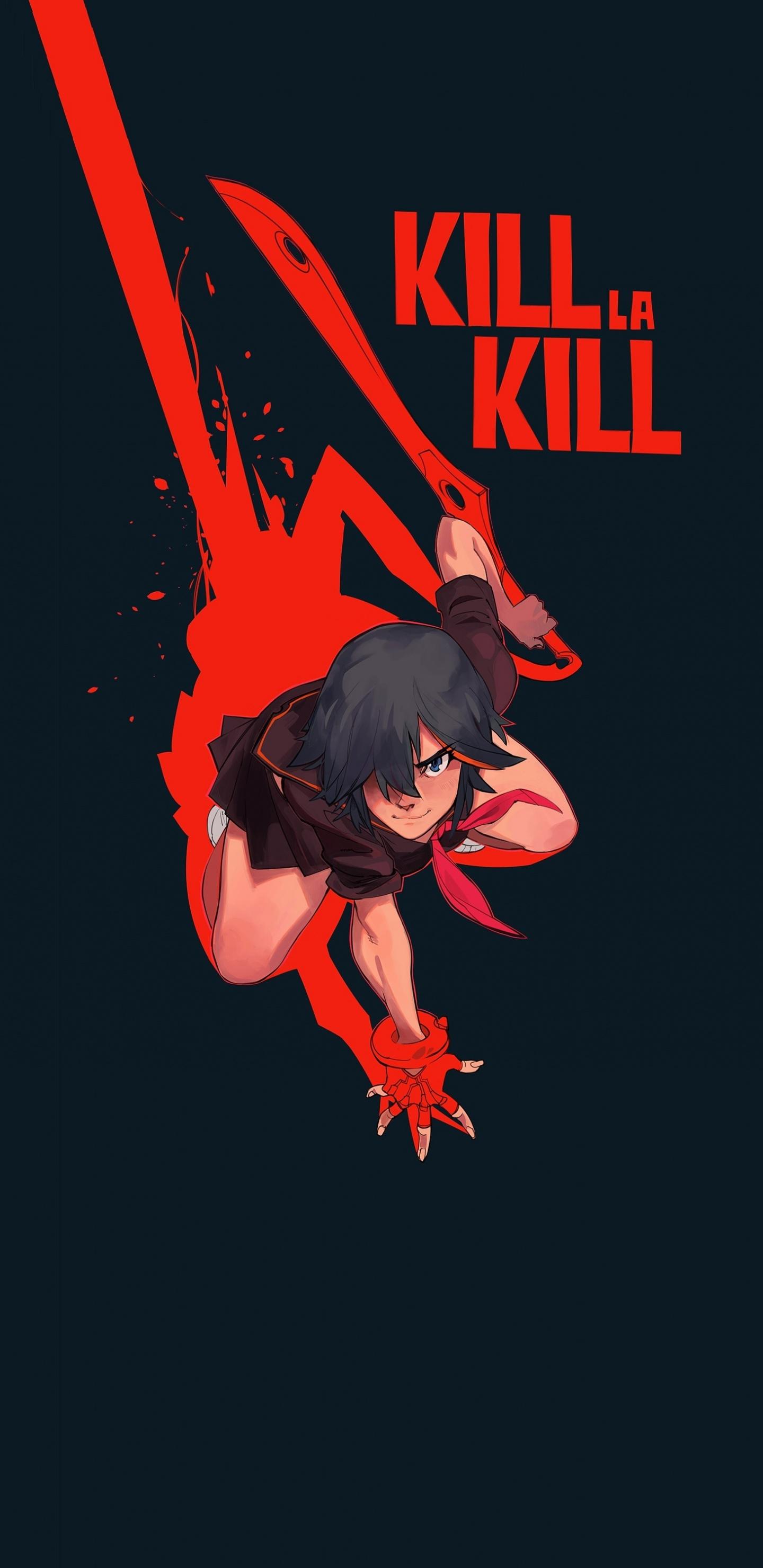 Download 1440x2960 wallpaper ryūko matoi, kill la kill, anime girl