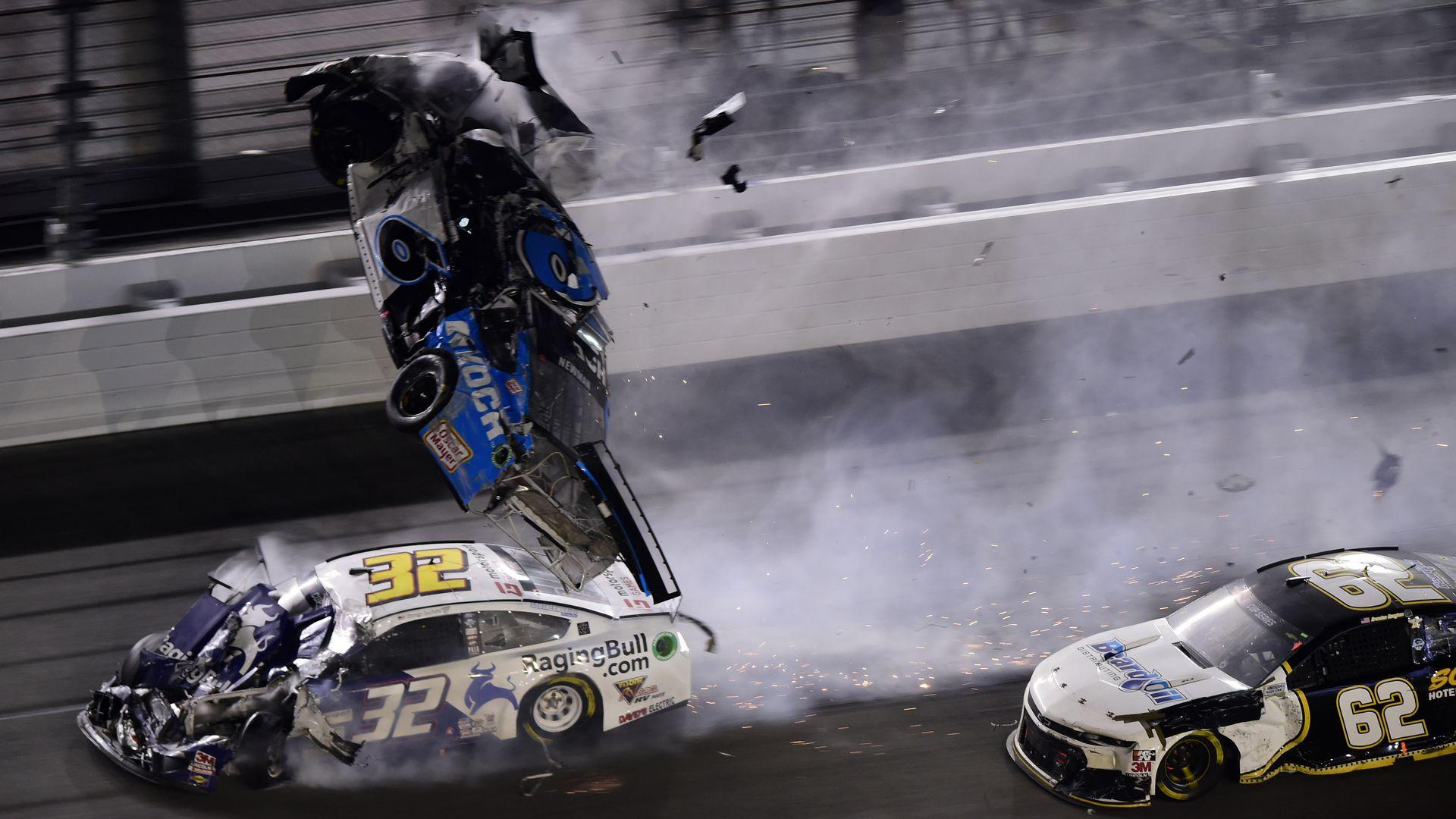 NASCAR driver Ryan Newman hospitalized after fiery Daytona 500