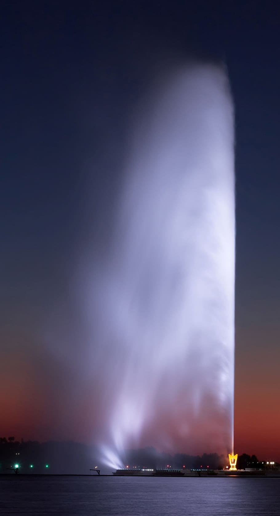 HD wallpaper: fountain during dawn, Spray, Huge, Tall, saudi