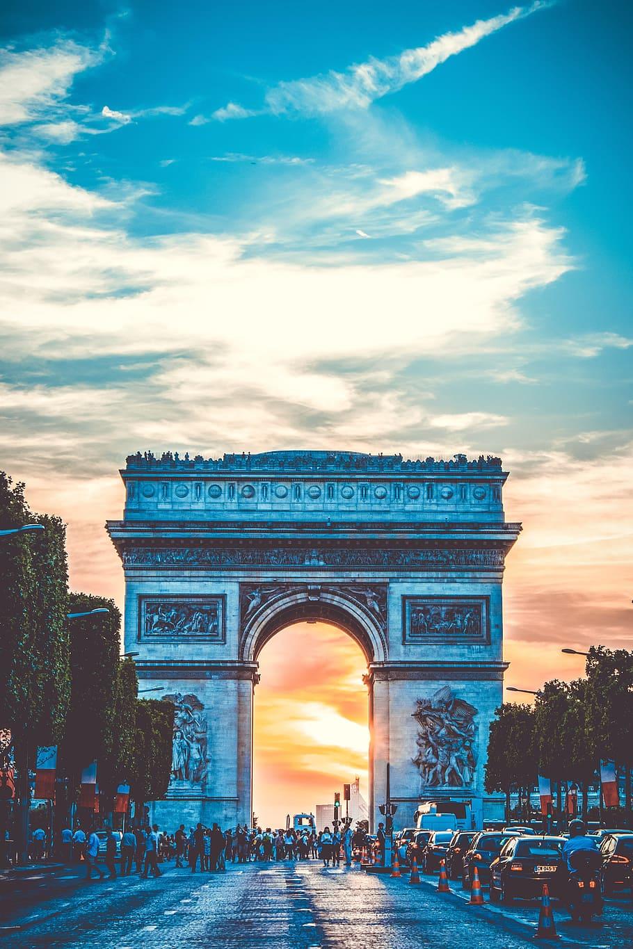 HD wallpaper: Arche De Triumph, arc de triomphe, architecture